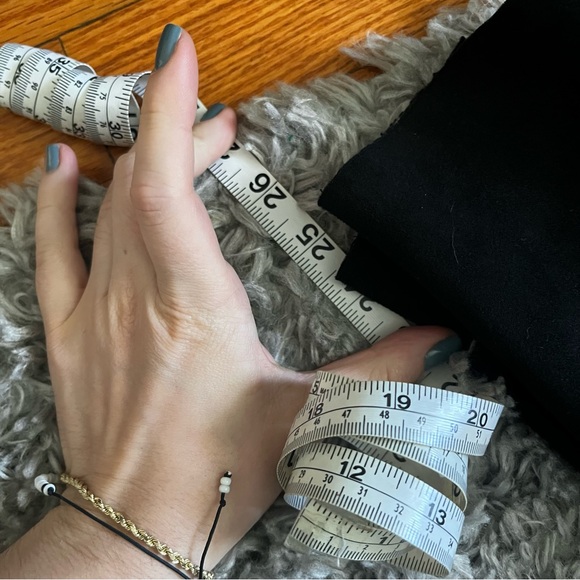 Zara basic black suede trousers size medium - Picture 4 of 4